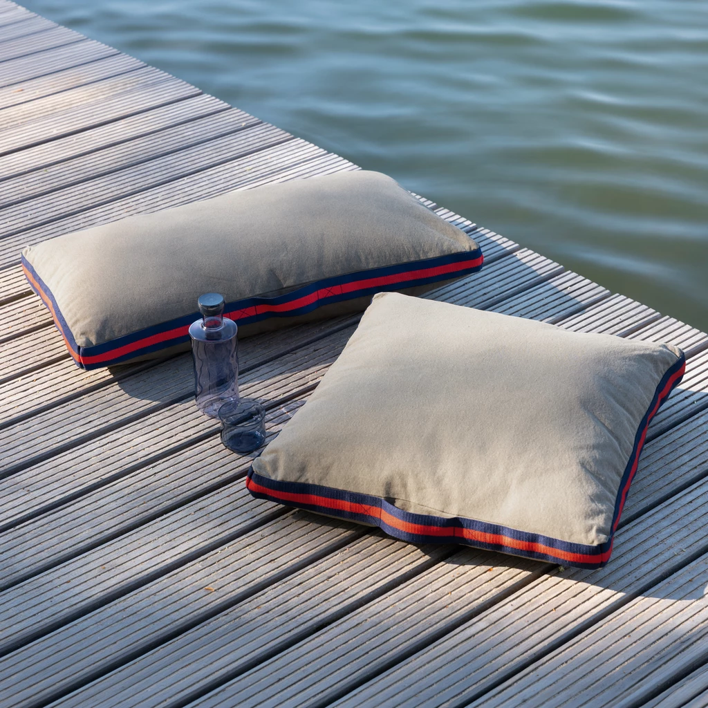 Heritage Stripe Kissen Quadrat