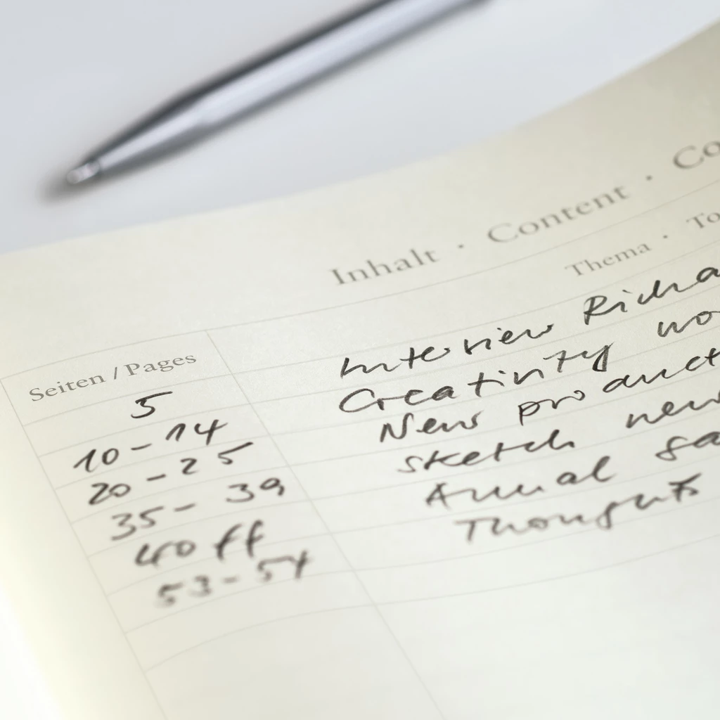 Leuchtturm1917 Notizbuch Master A4+ liniert Schwarz