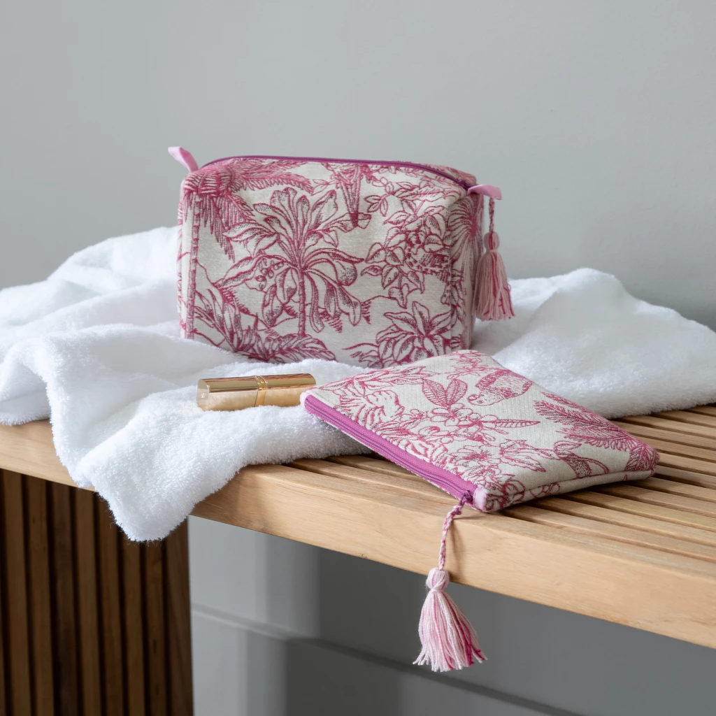 Kosmetiktasche Toile Rosée
