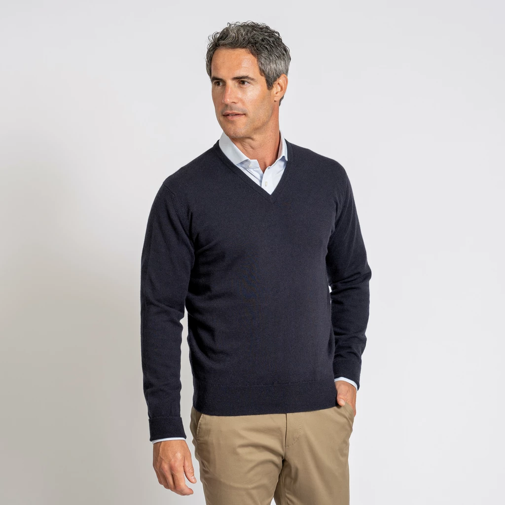 William Lockie X Torquato V-Ausschnitt Kaschmir Flannel 58