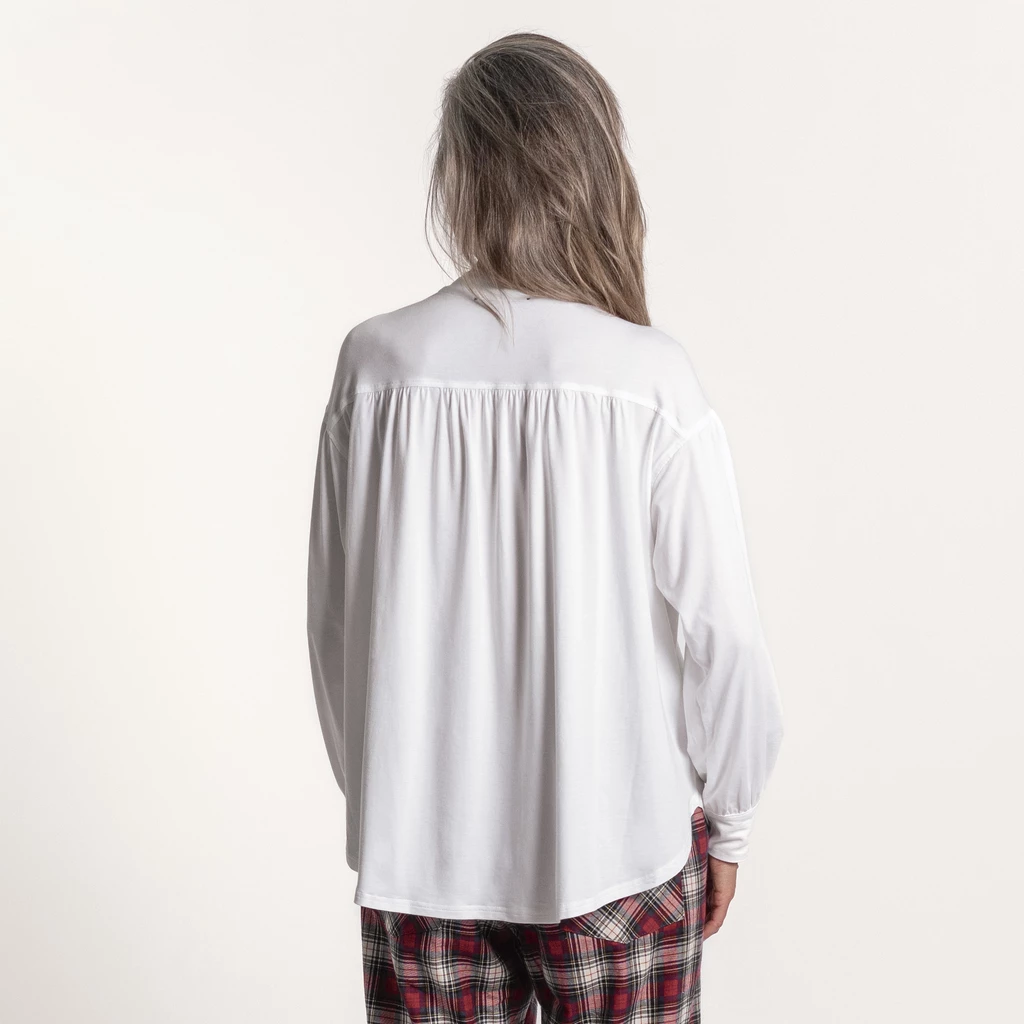 Sunday in Bed X Torquato Shirt Hailey Weiß L
