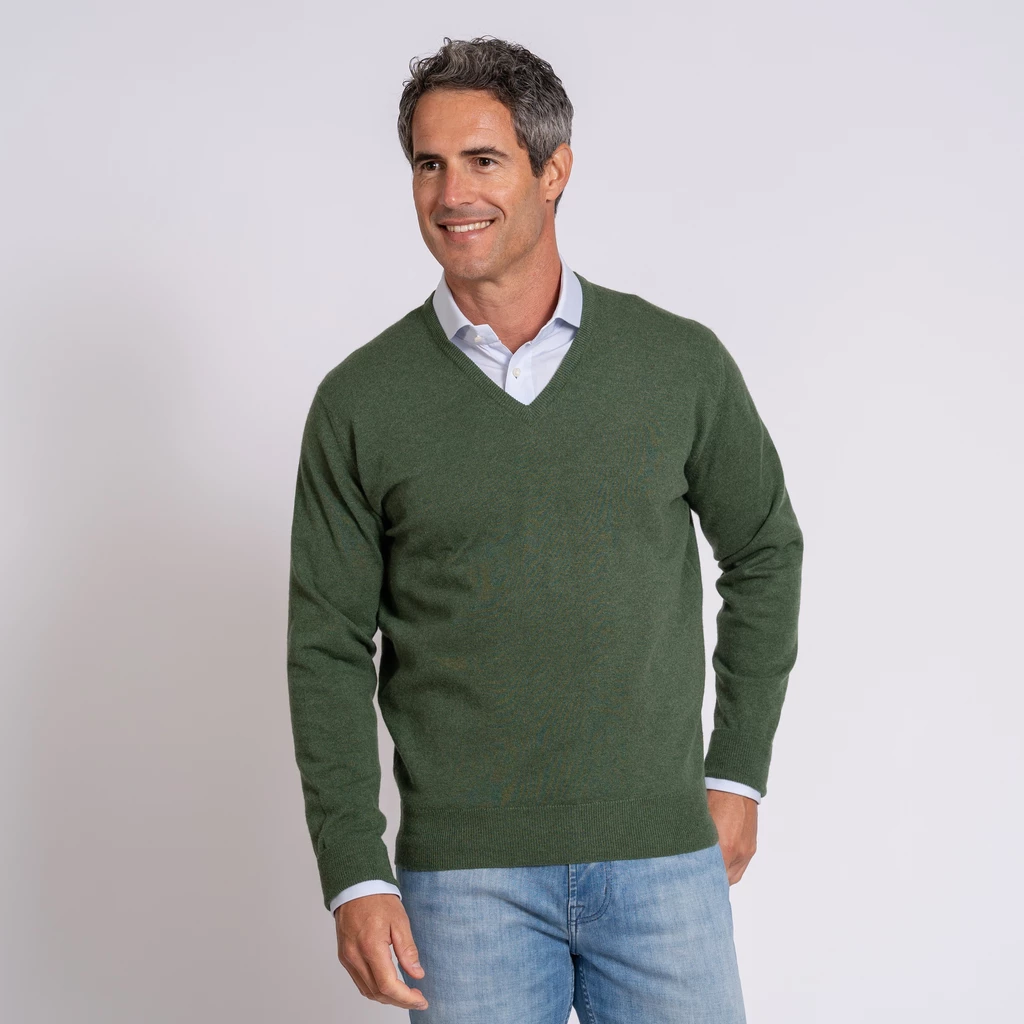 William Lockie X Torquato V-Ausschnitt Kaschmir Flannel 58