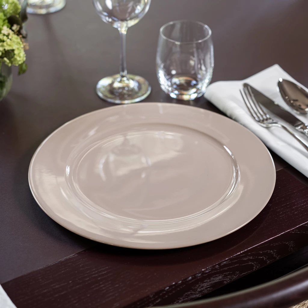 Platzteller Fine Bone China Altrosa