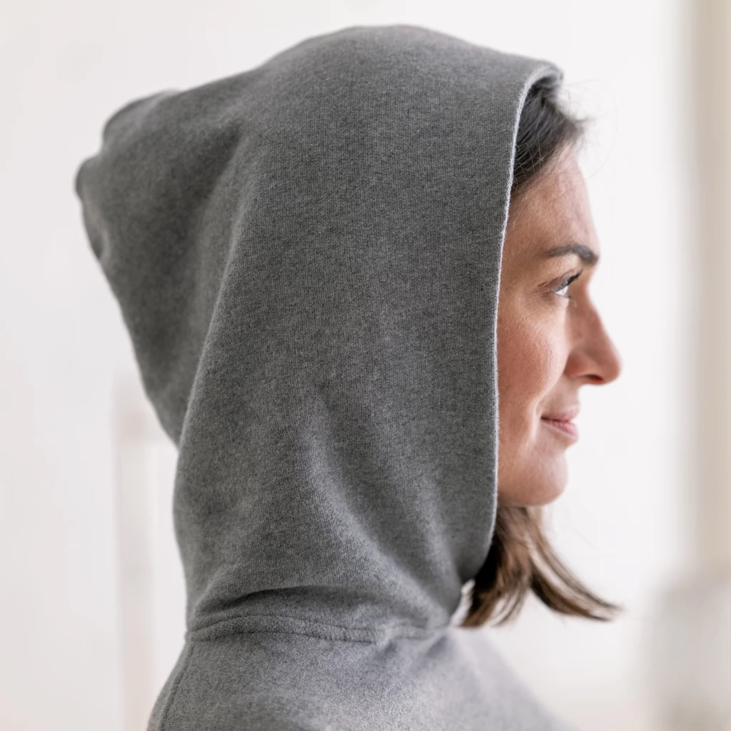 Sunday in Bed X Torquato Hoodie Wanda Grau Melange M