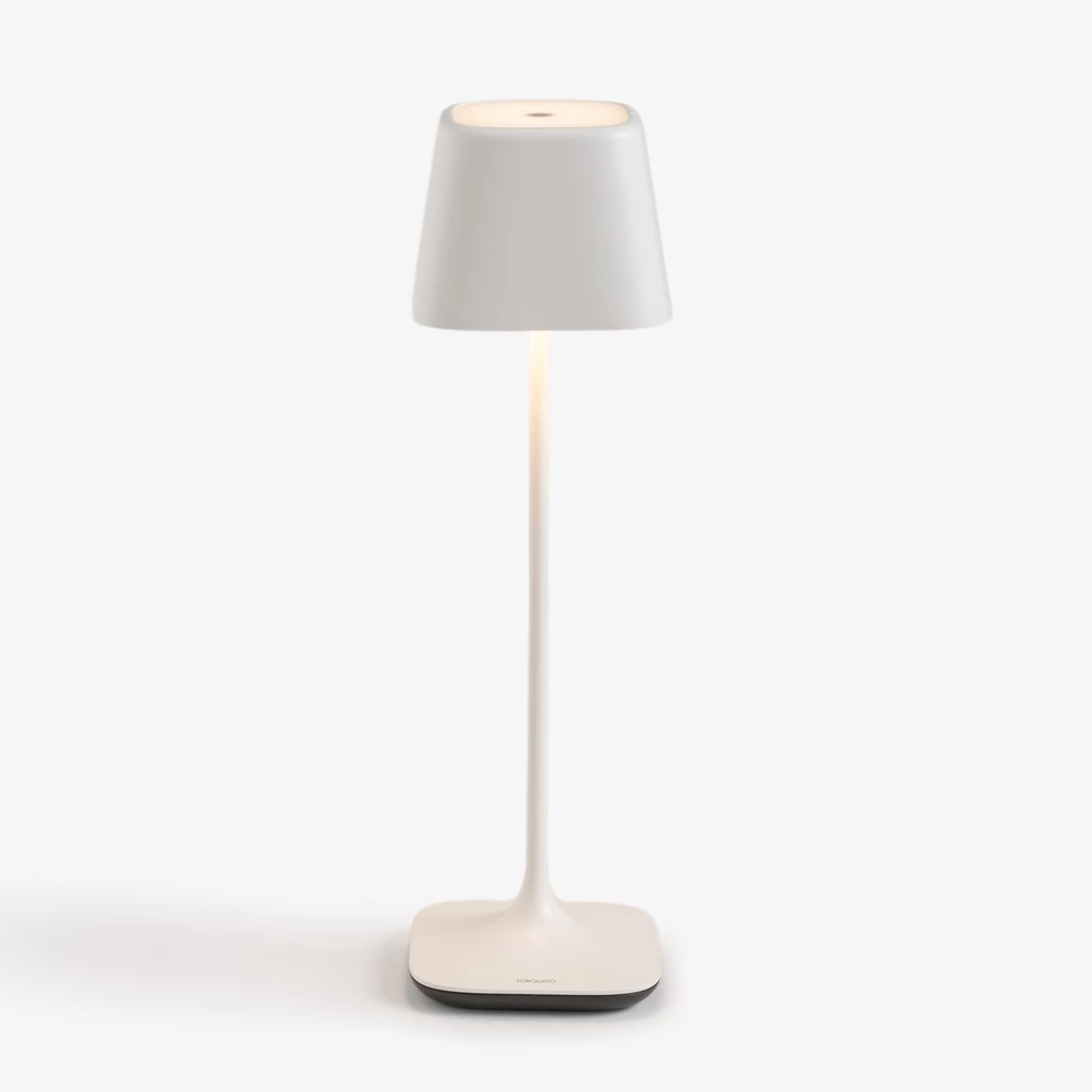 Tischlampe Quadrone Weiß 36 cm