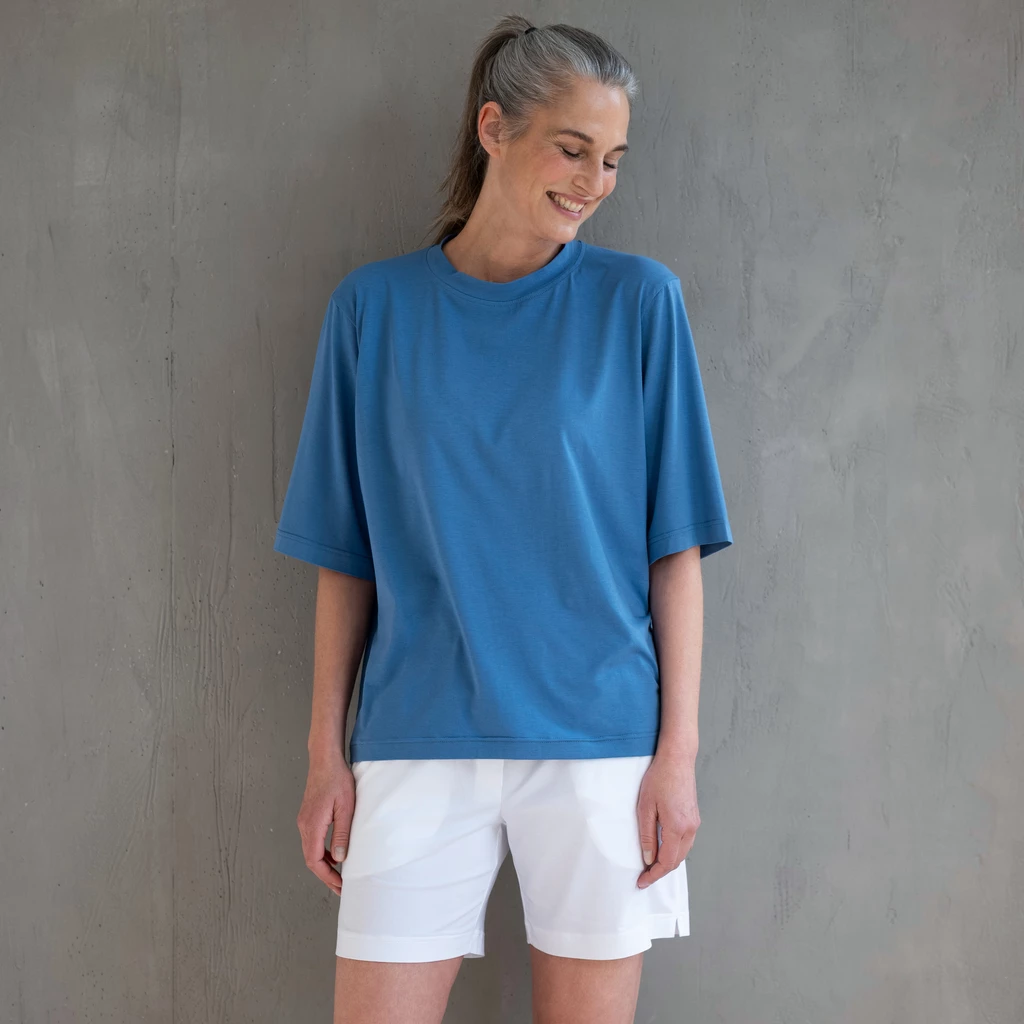 Sunday in Bed X Torquato Shirt Ilona Blau M