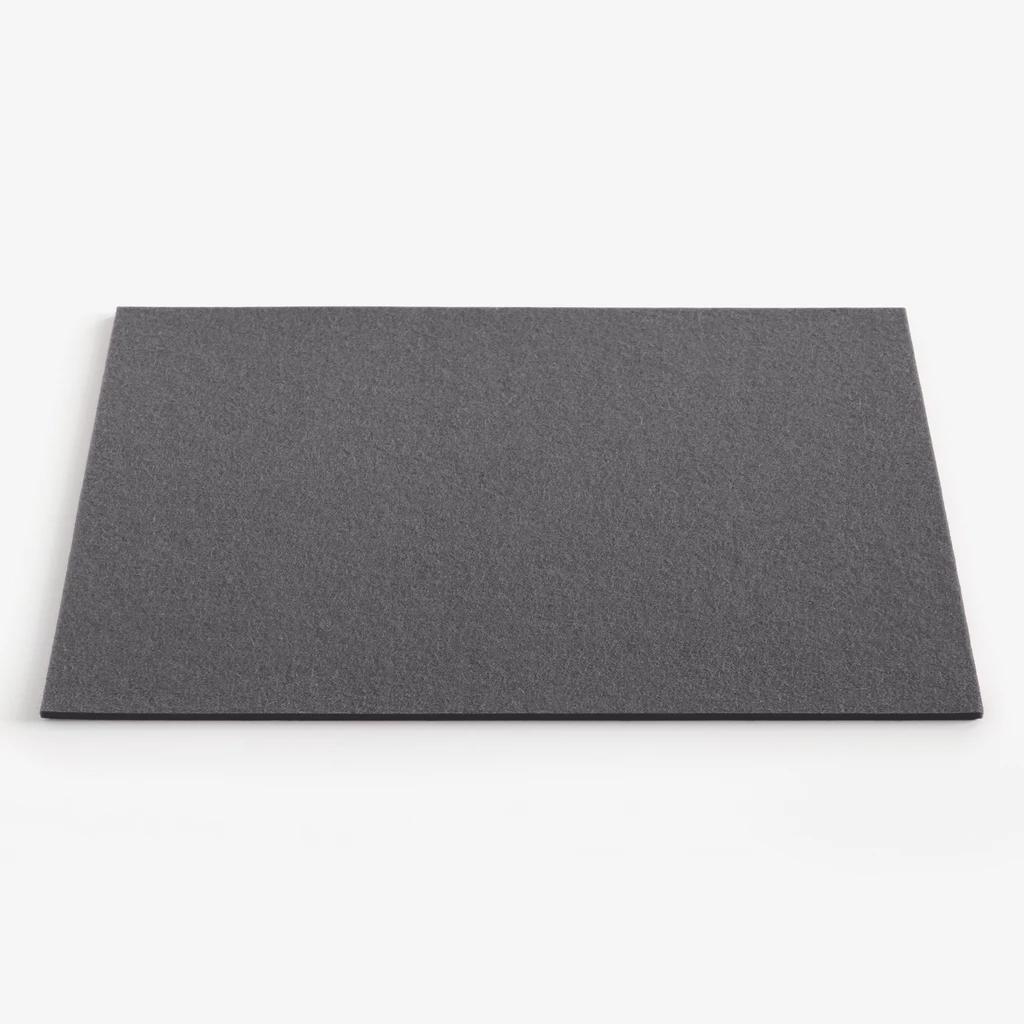 Tischset Wollfilz 35 x 45 cm Grau