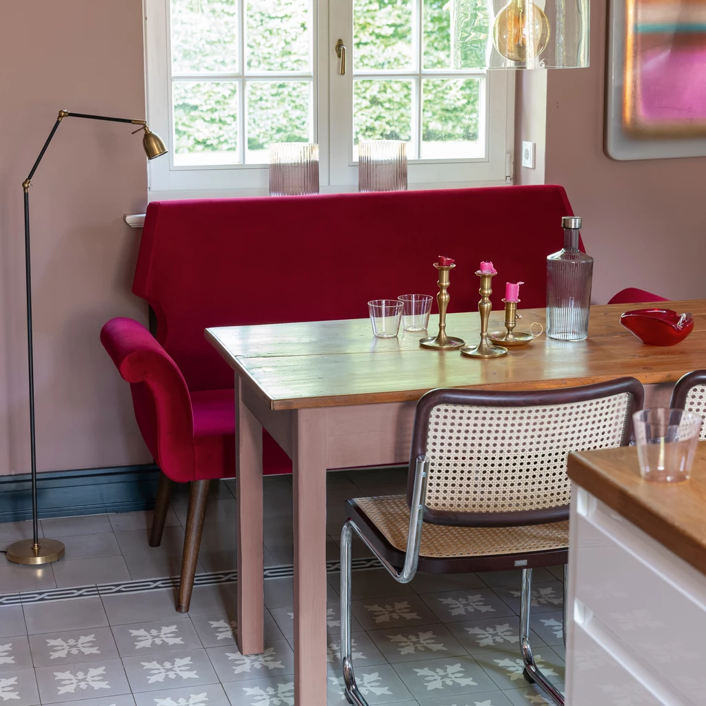 Zweisitzer Kanapee Ruby Velvet