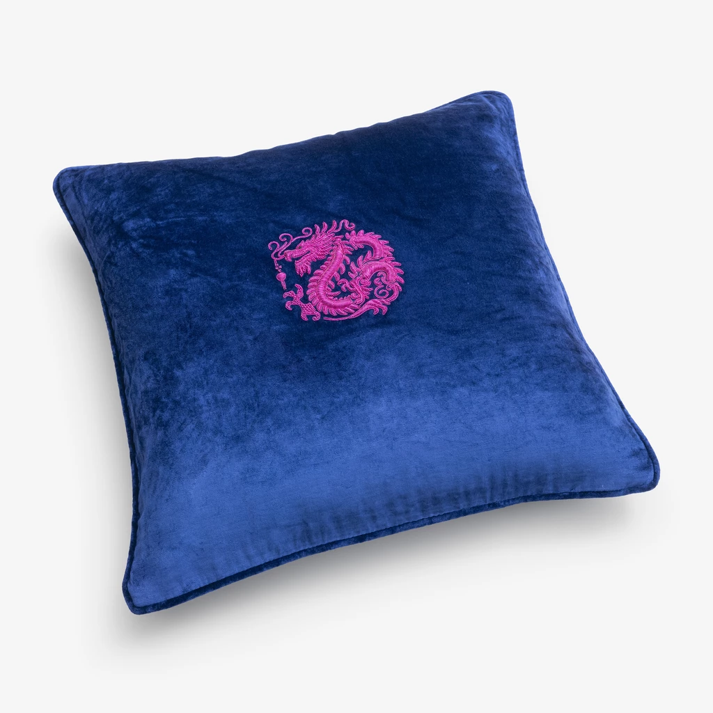 Samtkissen Drache