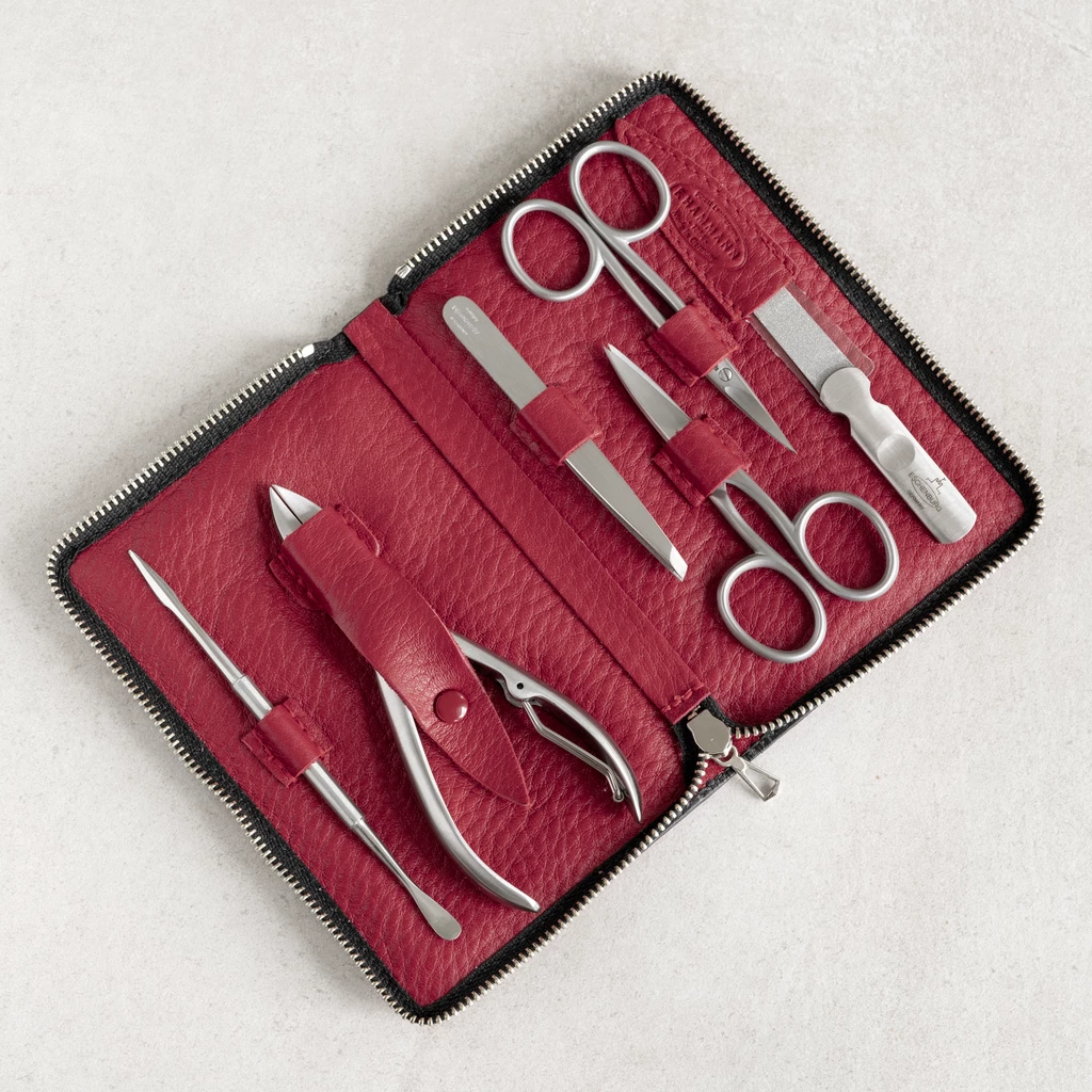 Hammann Maniküre-Etui Rot groß