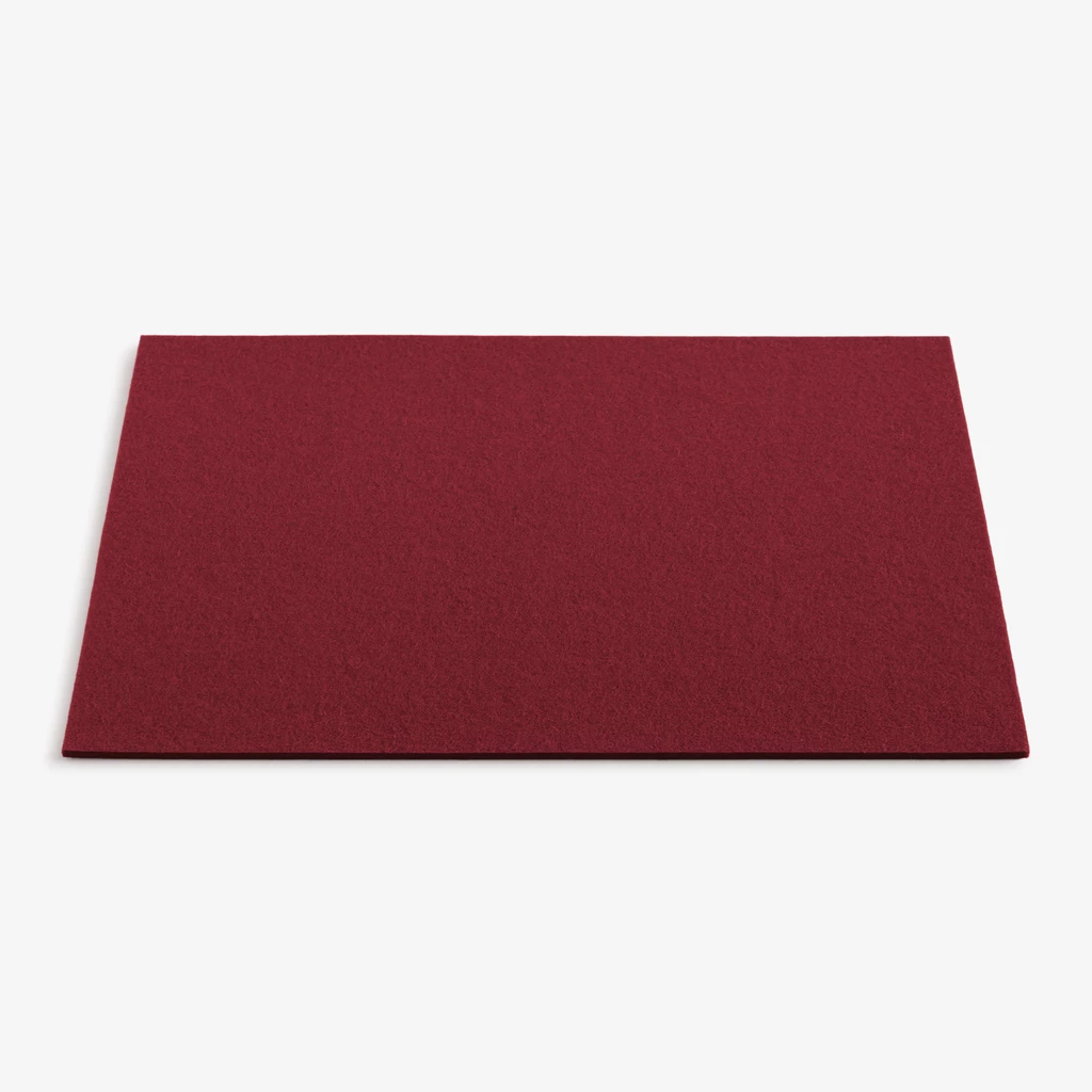 Wollfilz Tischset 35 x 45 cm Bordeaux
