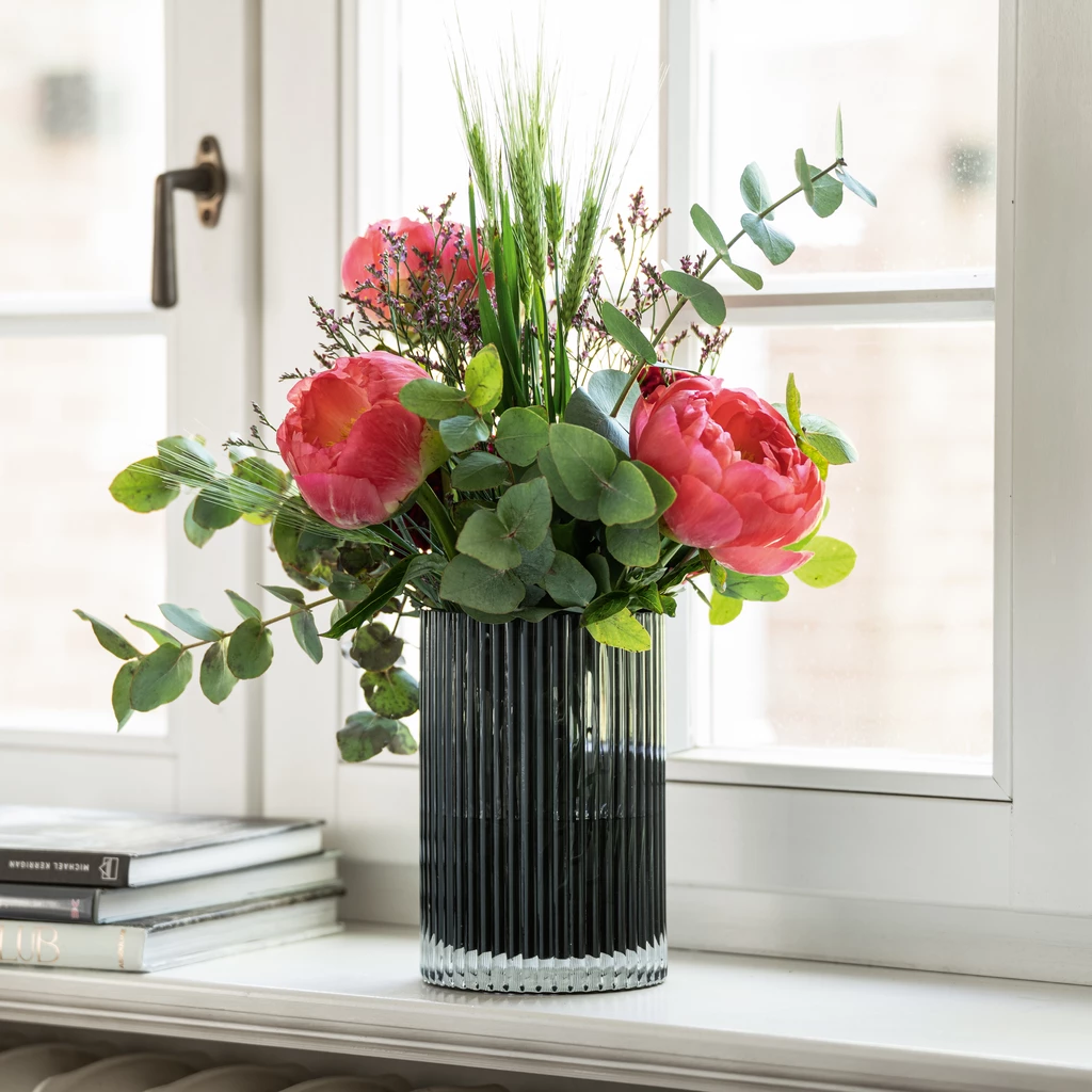 Vase Cannella 21 cm Grau