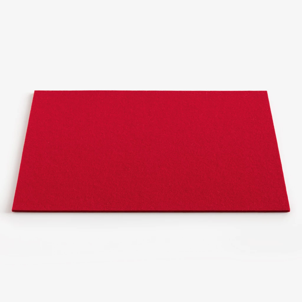 Tischset Wollfilz 35 x 45 cm Rot