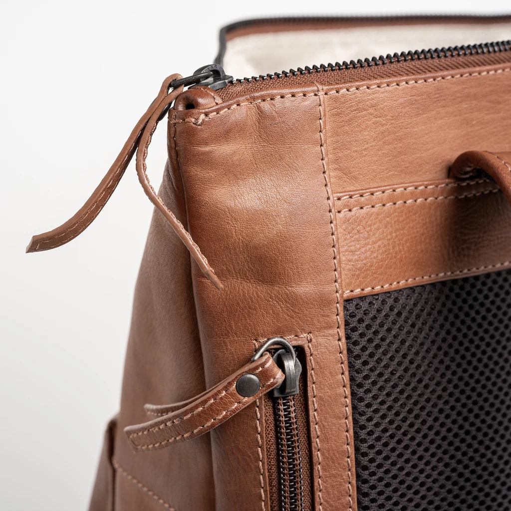 Leder City Rucksack