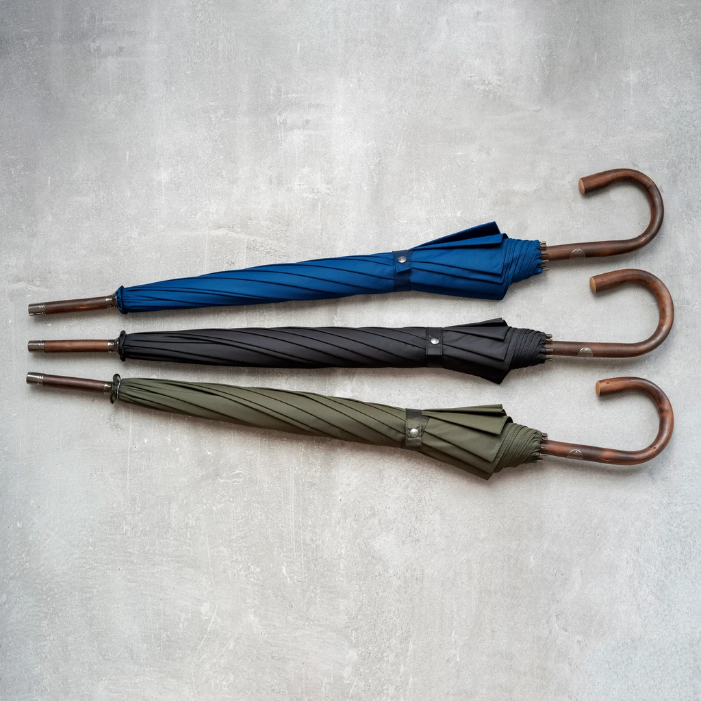 Doppler-Kastanienschirm Oxford Blau