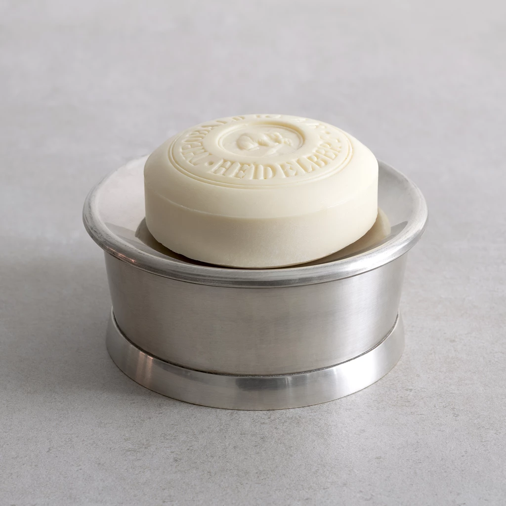 Seifenschale mit Glaseinsatz Edwardian