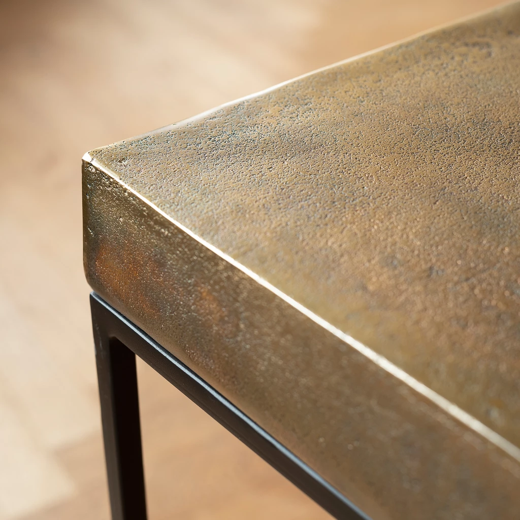 Beistelltisch Madras Bronzegold