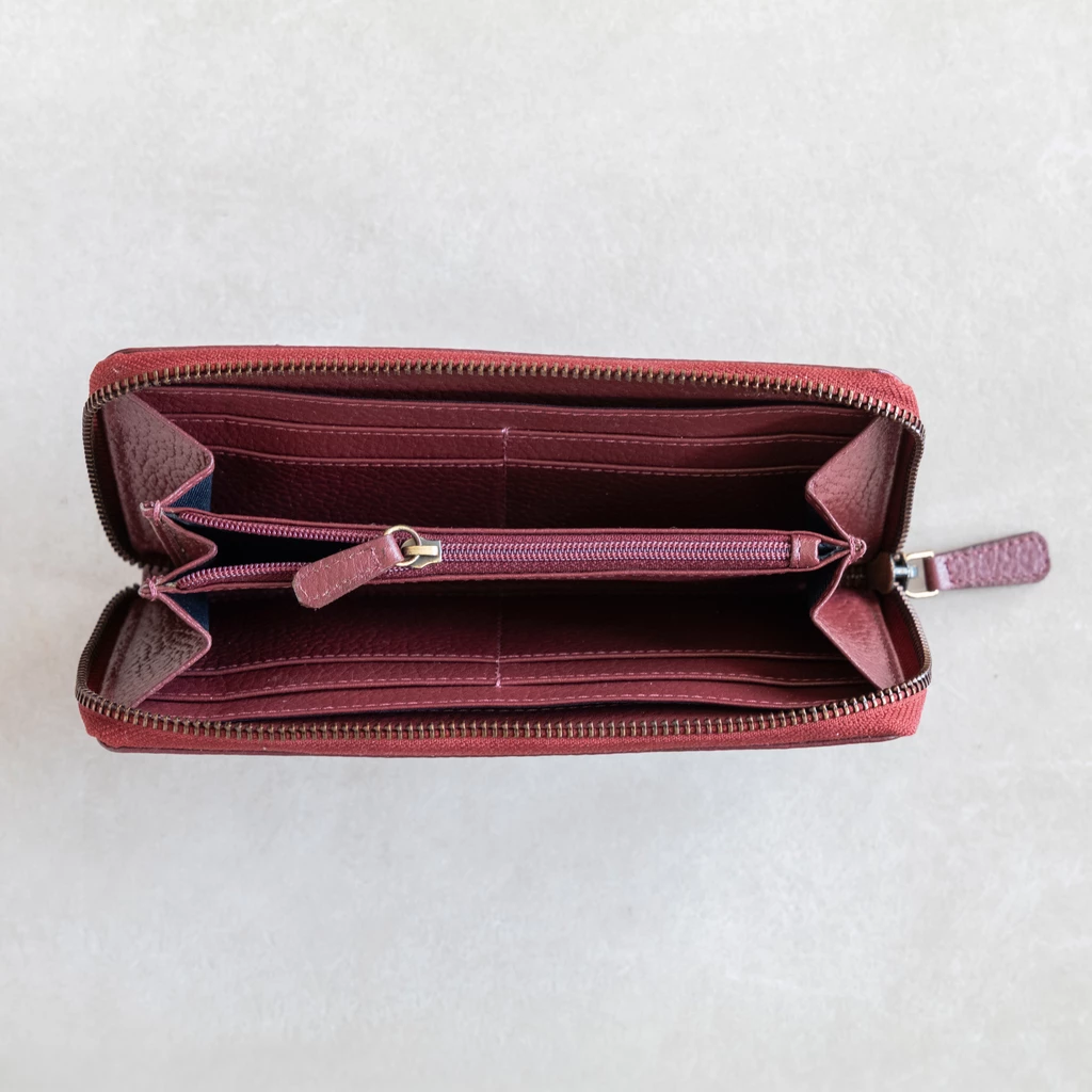 Damen-Portemonnaie Classic Bordeaux