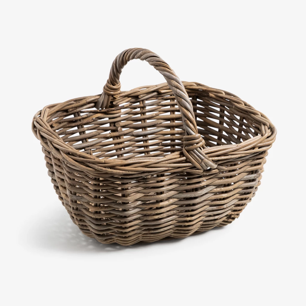 Einkaufskorb aus Rattan