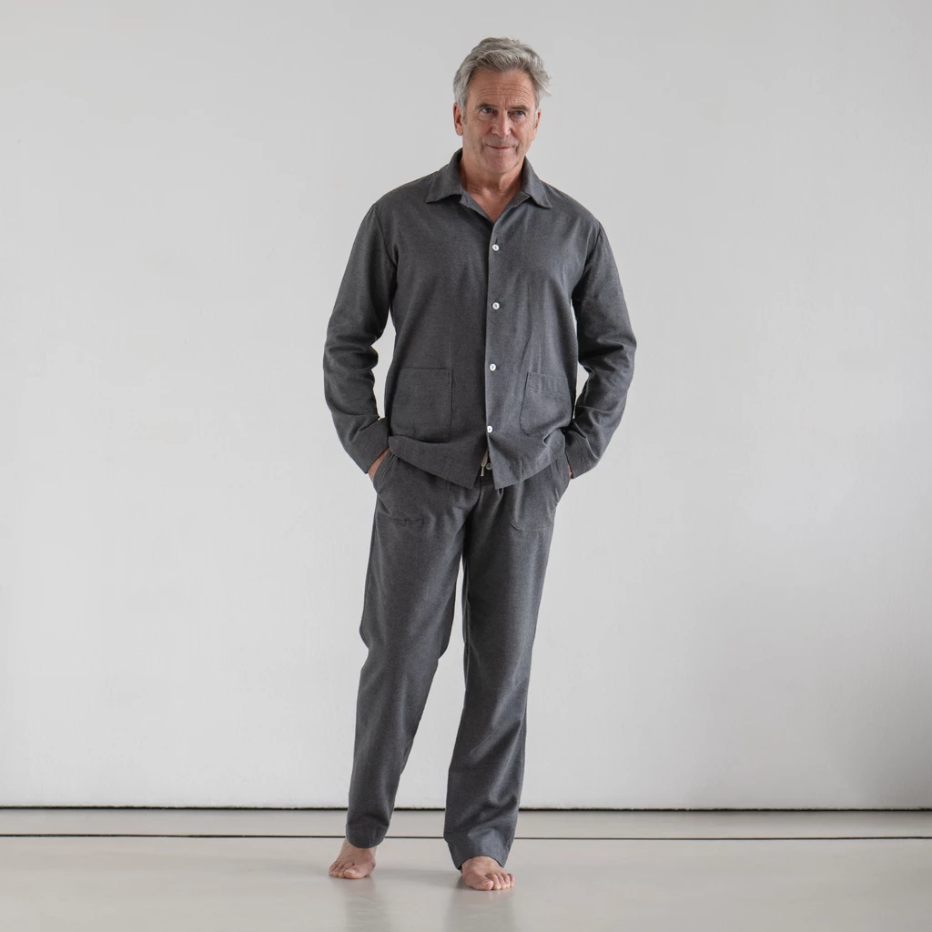 Sunday in Bed X Torquato Pyjama Ingolf Anthrazitmelange