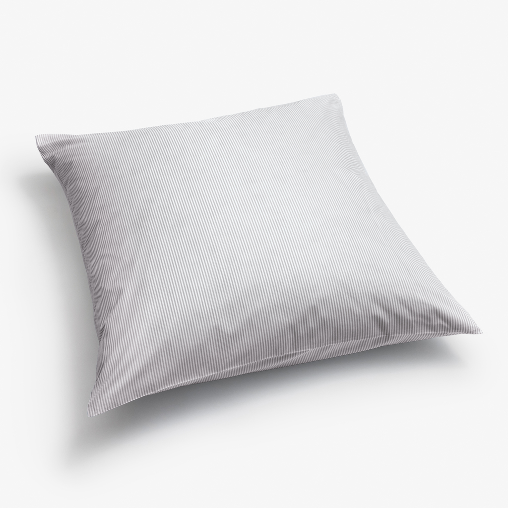 Bettbezug Liselund Blockstreifen Hellgrau 155 x 220 cm