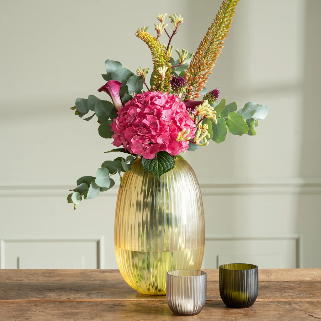 Vase Bozzolo gelb
