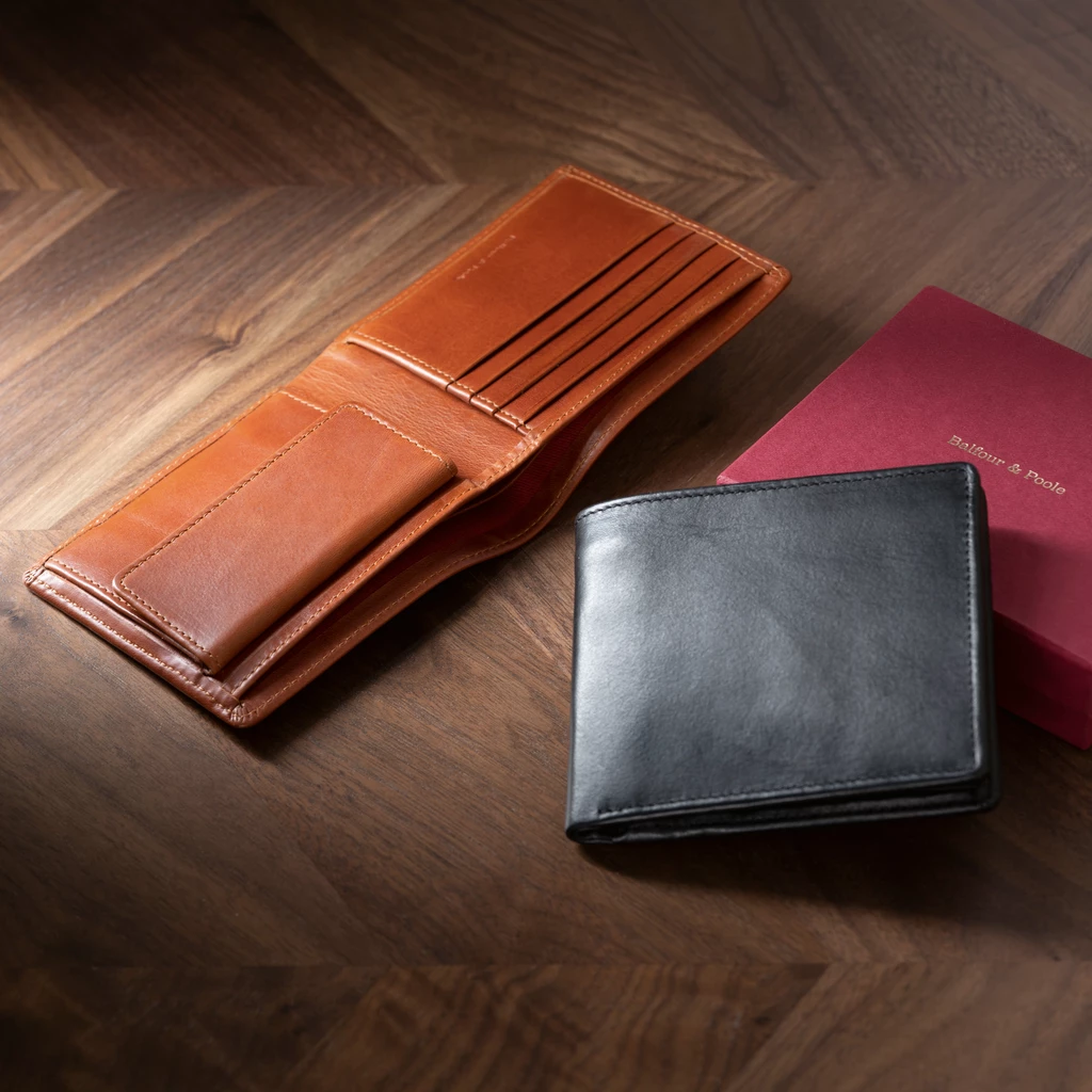 Balfour & Poole Portmonnaie mit Münzfach Schwarz