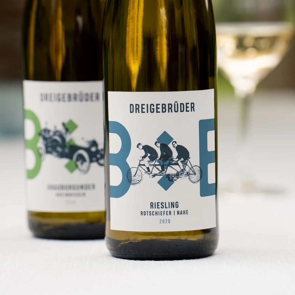 DREIGEBRÜDER Riesling Rotschiefer vom Weingut Prinz-Salm