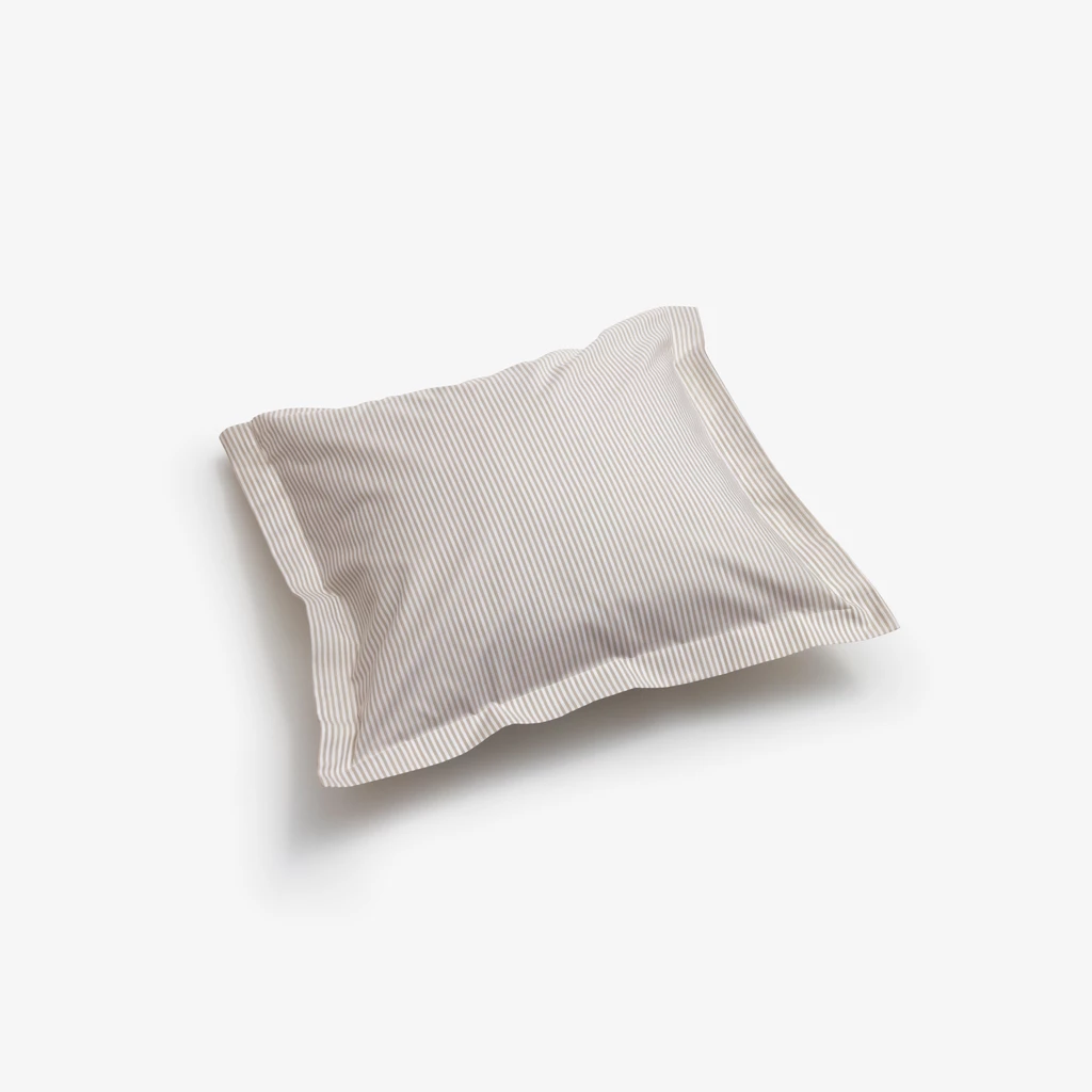 Kissenbezug Liselund Streifen Beige 40 x 40 cm