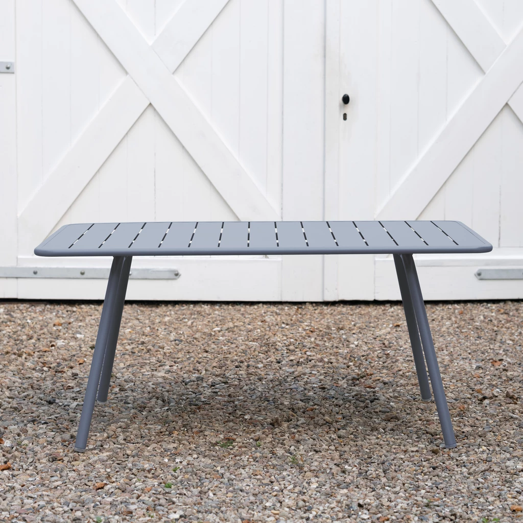 Fermob Gartentisch Luxembourg 165x100 Gewittergrau