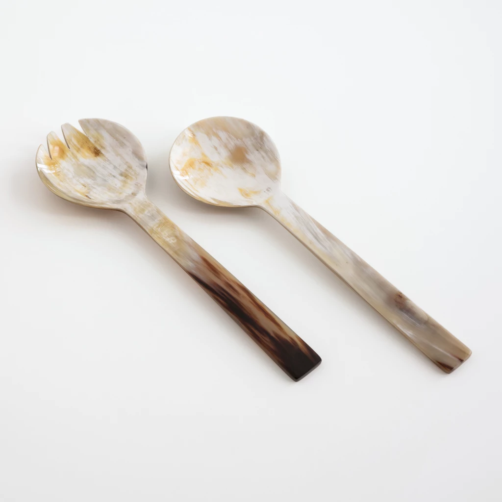 Salatbesteck Horn