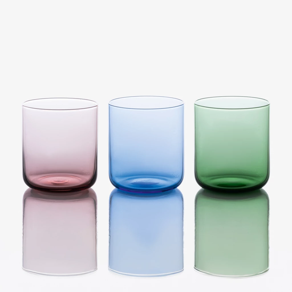 Trinkbecher Liscio Grün 4er-Set