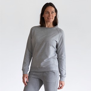 Sunday in Bed Pullover Rugby Grau melange XL