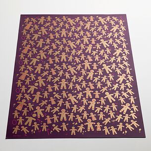 Überzugspapier Italienisches Buntpapier Buntpapier 50 x 70 cm rot 