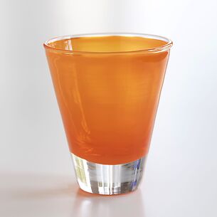 Eric Lindgren Trinkglas Orange