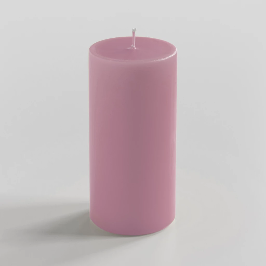 Ester & Erik Stumpenkerze 15 cm  Ø 7 cm Pale Pink