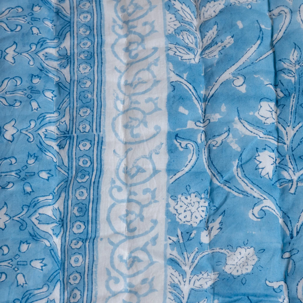 Bettüberwurf Blockprint Quilt Mughal Jaal