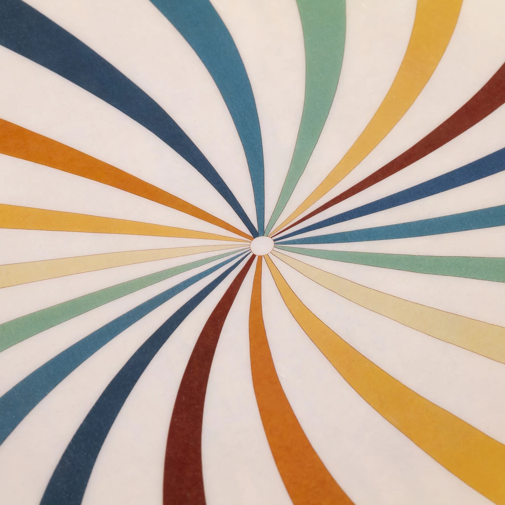 Tablett Candy Swirl