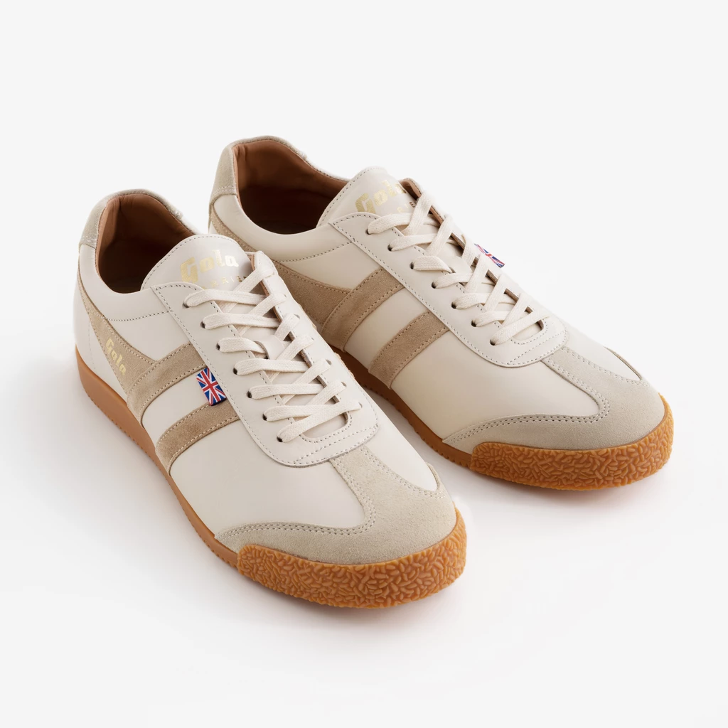 Gola Harrier Elite Herren Weiß / Beige Gr. 46