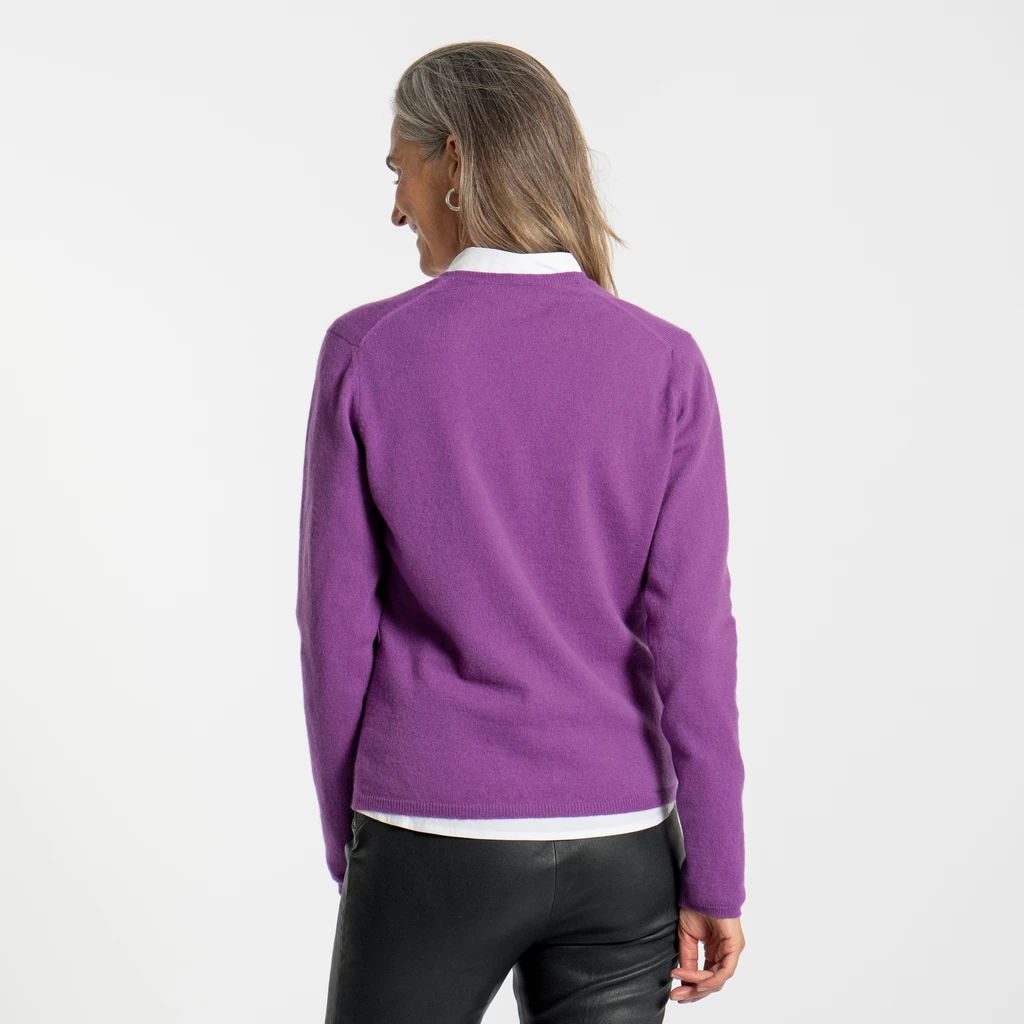 William Lockie X Torquato V-Ausschnitt Kaschmir Sari XL