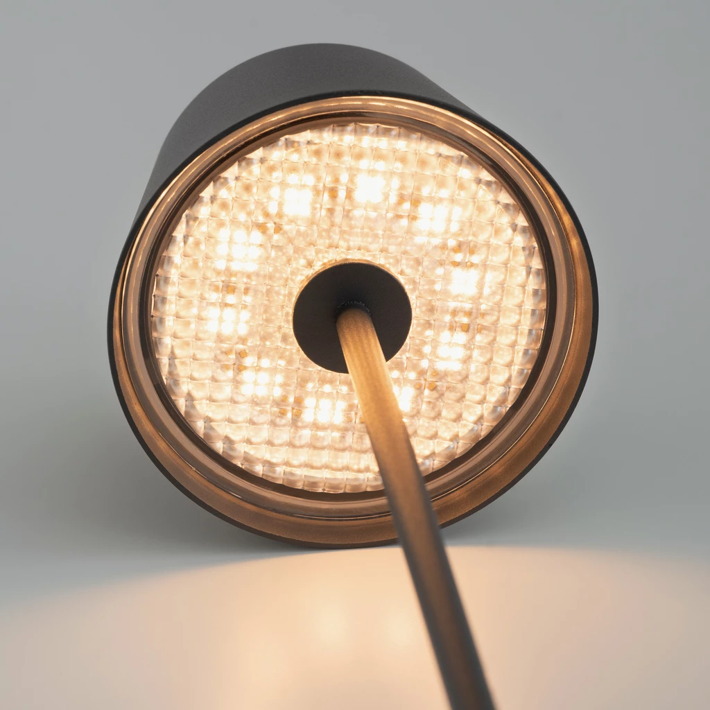Tischlampe Ferrone Beige 36 cm