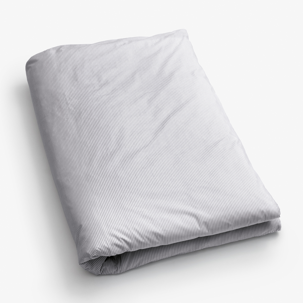 Bettbezug Liselund Streifen Hellgrau 155 x 220 cm Bettbezug Liselund Streifen Hellgrau 155 x 220 cm