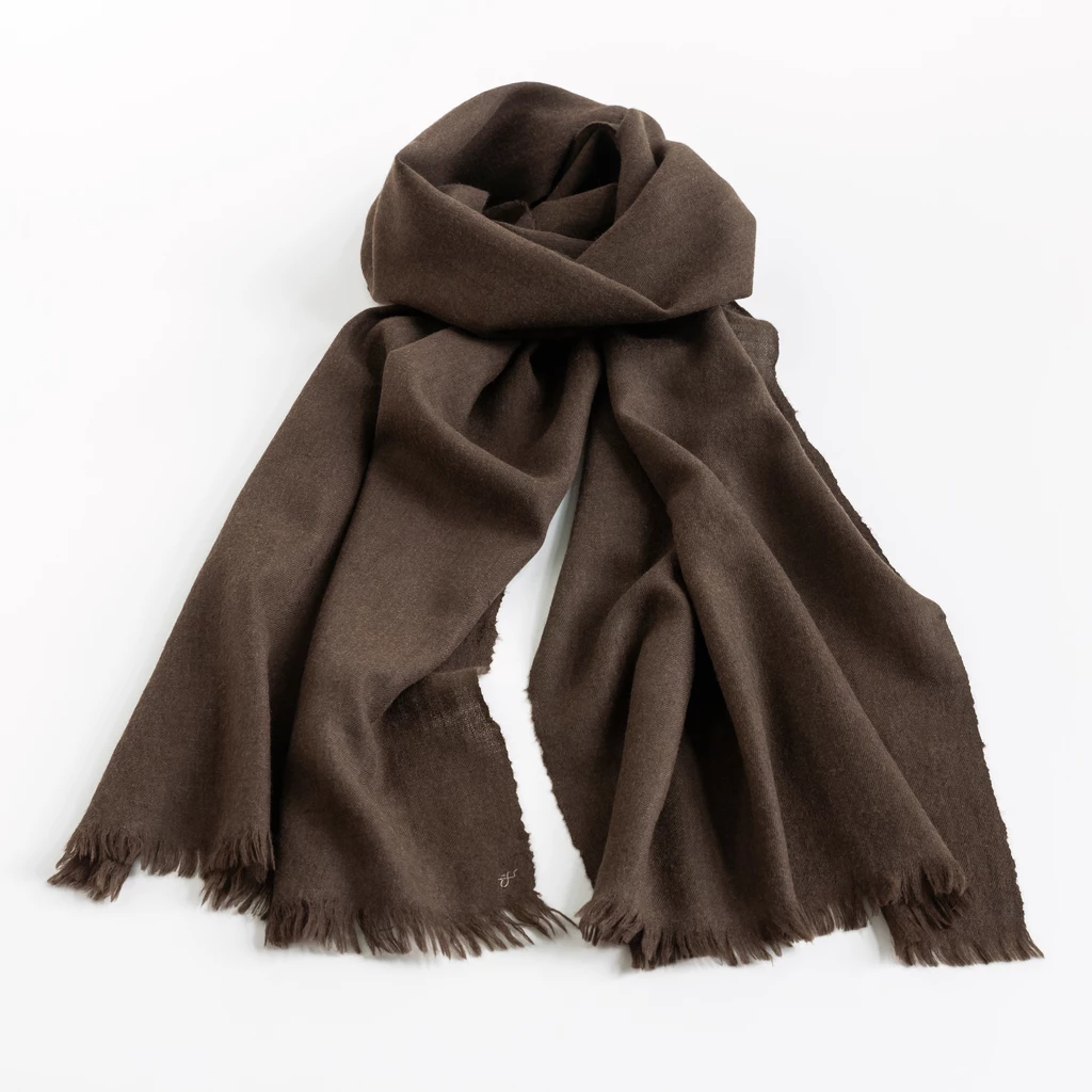 Kashmir Loom x Torquato Schal Dark Yak