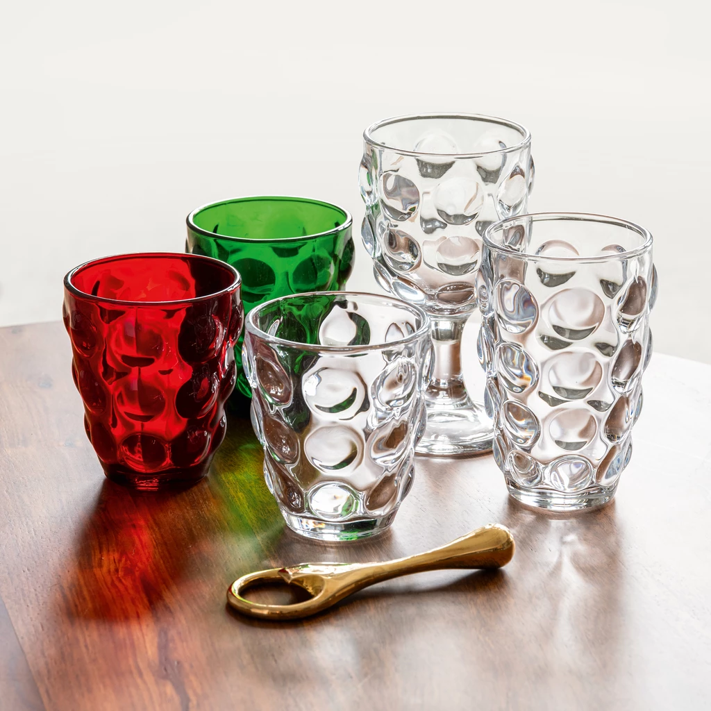 Wassergläser Bolla Rot 4er-Set