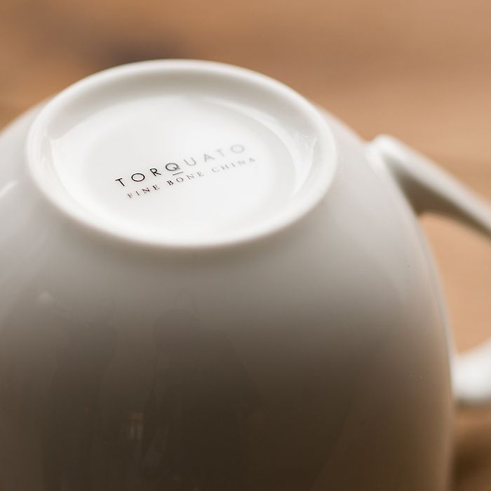Torquato Fine Bone China Teetasse mit Untertasse