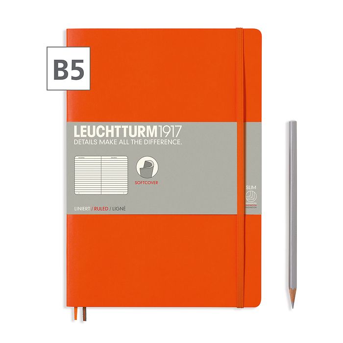 Notizbuch B5 Composition  Liniert Orange