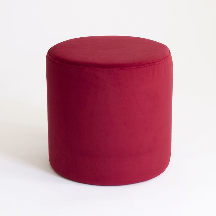 Pouf Anglet Rouge