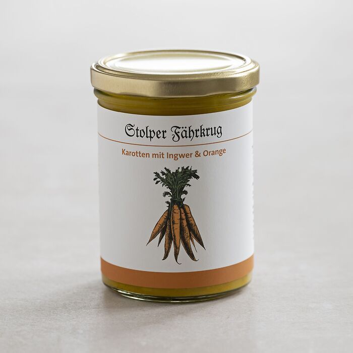 Stolper Fährkrug Karottensuppe mit Ingwer und Orange