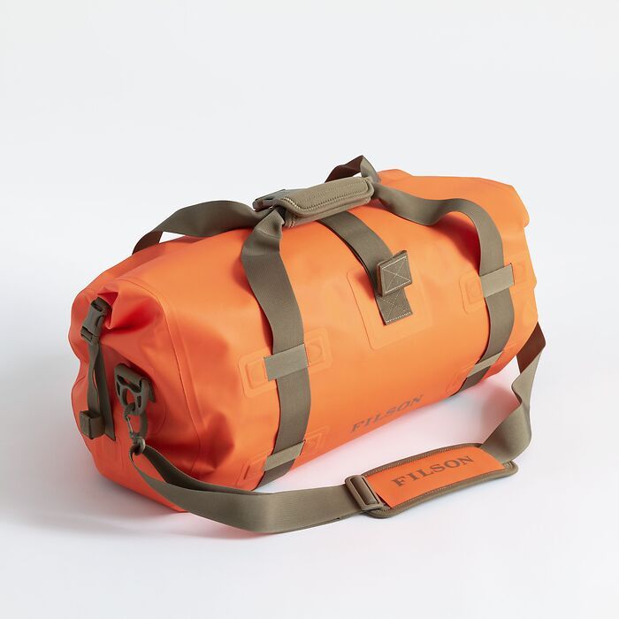 Filson Medium Dry Duffle Bag Orange