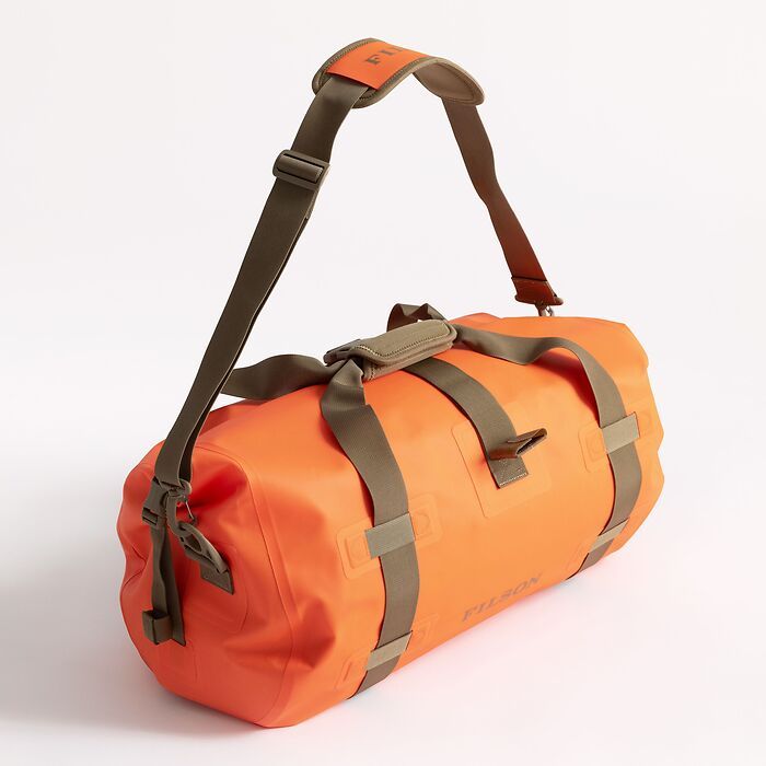 Filson Medium Dry Duffle Bag Orange